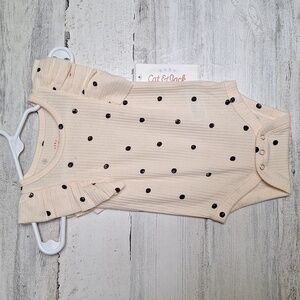 Baby Cat and Jack Size 0-3 months Stretch Snaps